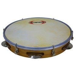 Pandeiro 10" bois - peau animale - Light